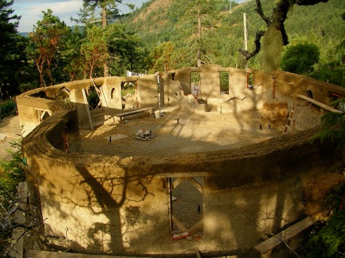 Walls almost at height